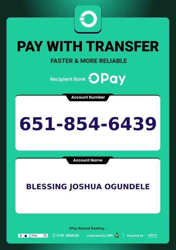 Bank Account Details